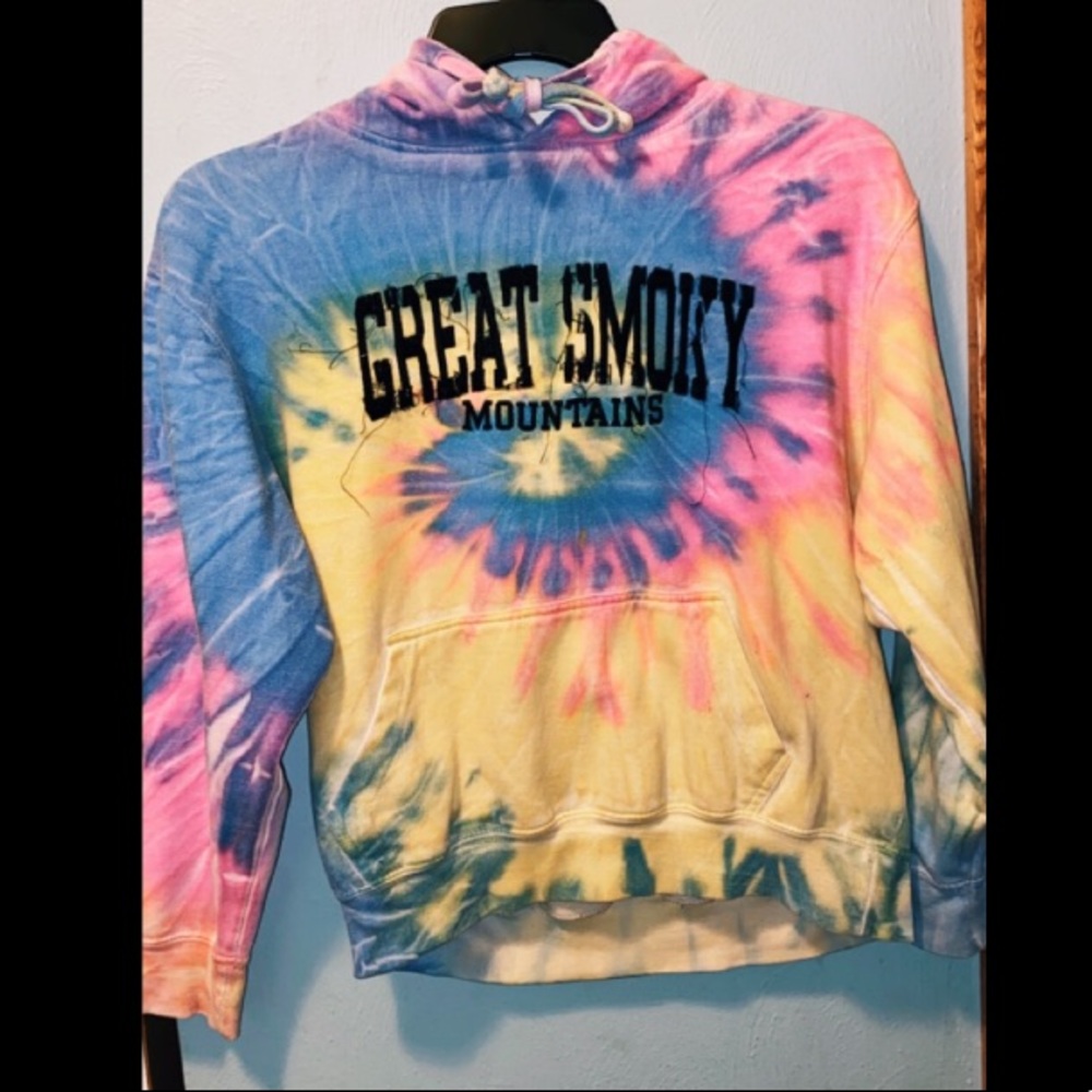 Tye-dye Great-Smoky Mountains Sweatshirt